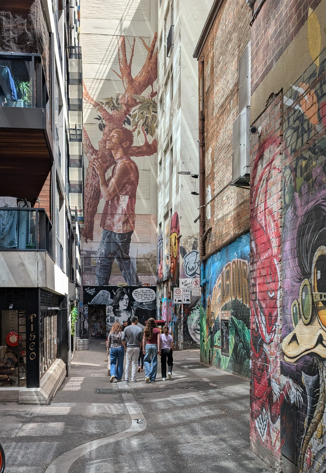 Laneways and street art