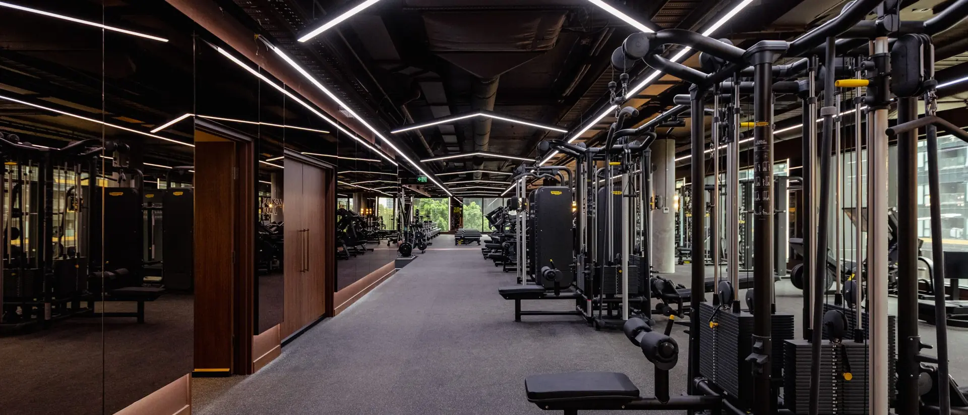 Gym floor at TotalFusion on Flinders Street, Melbourne