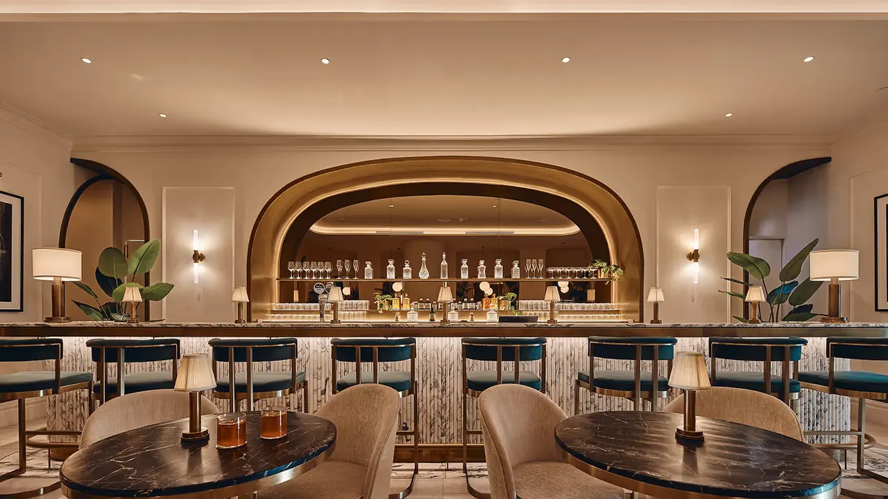 Lounge and bar interior at Saint Haven, Collingwood